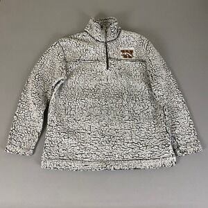 Western Broncos Sherpa Fleece Jacket Medium Pullover NCAA‎ Gray Boxercraft